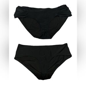 2/$20 Aerie Swim Suit Bottoms Black Swim Hipster Bikini Bottoms Women Size XXL
